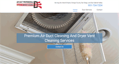 Desktop Screenshot of airductpros.com
